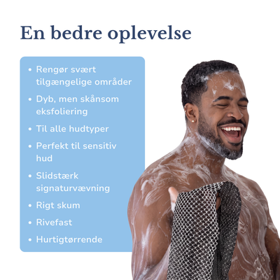 Blissy™ Eksfolierende Antibakteriel Badehåndklæde
