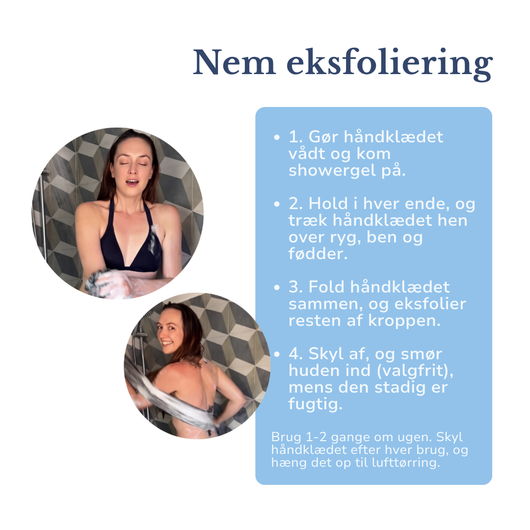 Blissy™ Eksfolierende Antibakteriel Badehåndklæde